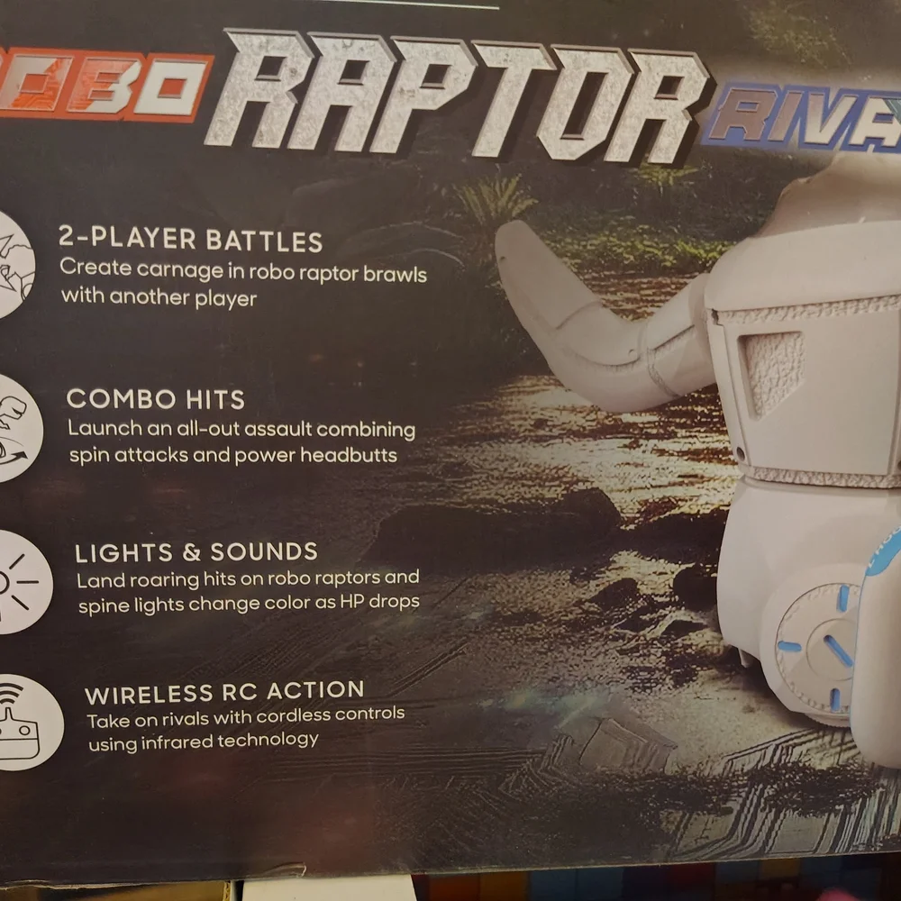 Sharper Image Raptor Rival VR Controllers - Black, White, Red, and Blue